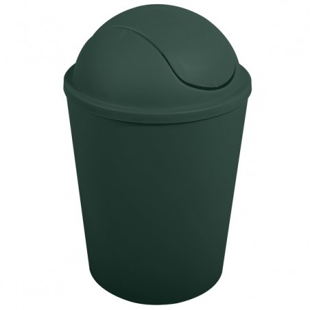 Papelera basculante AKO 5,5L Verde oscuro MSV