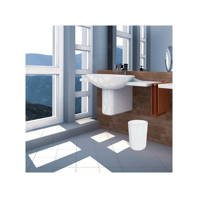 Rocking bin COCCO 5L White Spirella