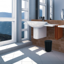 Poubelle à  bascule COCCO 5L Noir Spirella