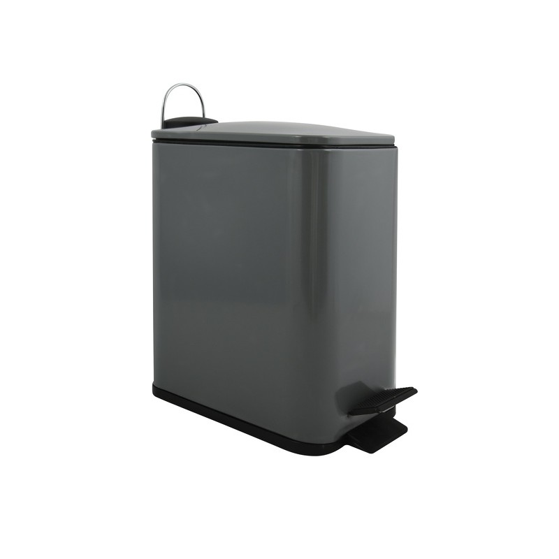 Pedal bin Stainless Steel ERIK 5L Matt Gray Spirella
