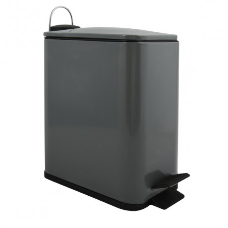 Pedal bin Stainless Steel ERIK 5L Matt Gray Spirella