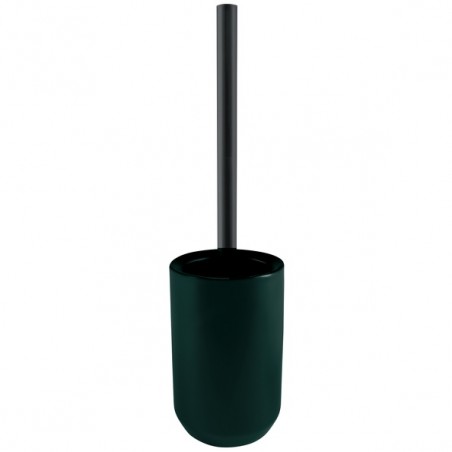 Scopino WC con supporto in ceramica JARO Spirella Verde Scuro