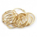 Juego de 12 anillas para cortina de ducha RINGO SMALL Gold Spirella