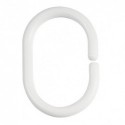 Set of 12 C-MINOR White Spirella Shower curtain Rings