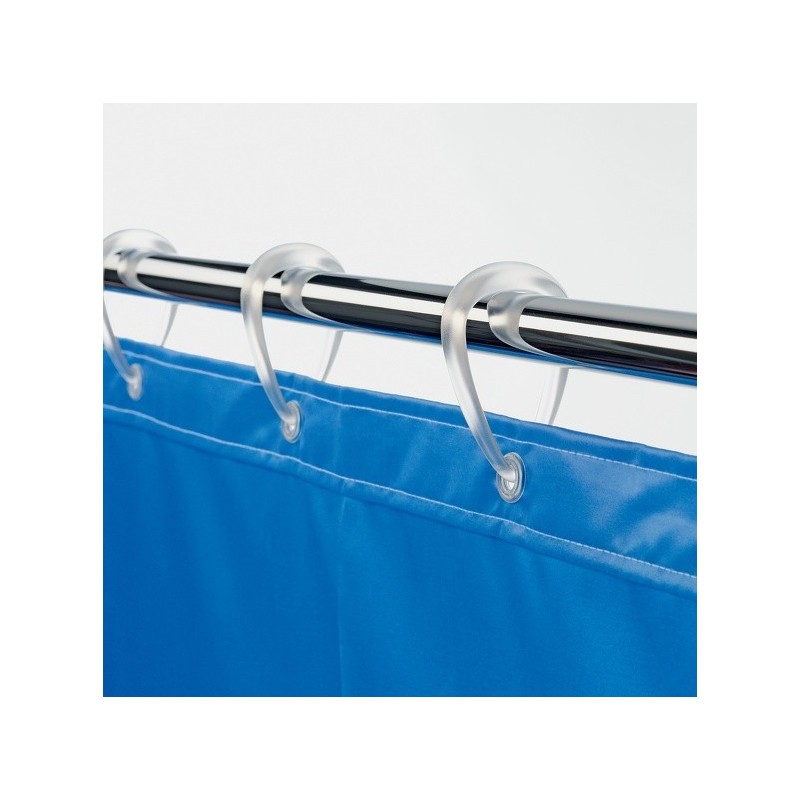 Set of 12 Shower curtain Rings DROP Transparent Spirella