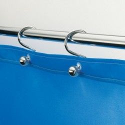 Spirella Set of 12 Shower Curtain Rings BUBBLE Chrome
