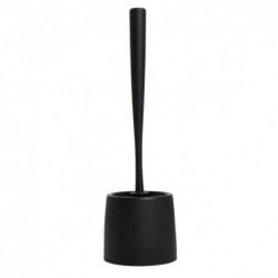 Escobillero con soporte PP RICK Negro Spirella