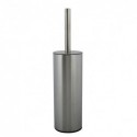 Toilet brush with stainless steel holder UNNA Anthracite Gray MSV
