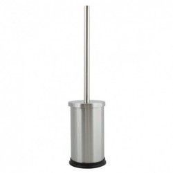 MSV Toilet Brush with Holder Stainless Steel Matte Finish