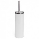 Toilet brush with stainless steel & white steel holder MSV