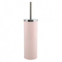 MSV Toilet brush with support Stainless steel & Pastel Pink Steel