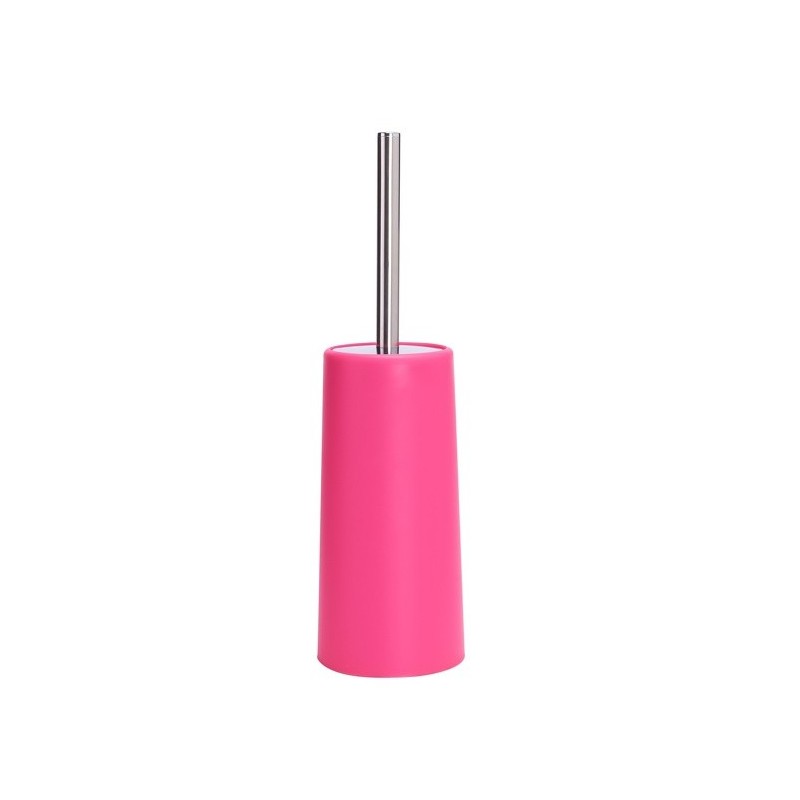 Toilet brush with PP & stainless steel support Pink Fuschia MSV