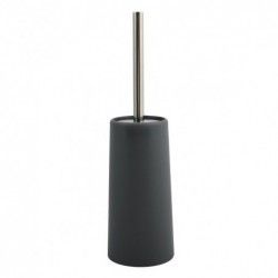 Toilet brush with PP & stainless steel holder Anthracite Gray MSV