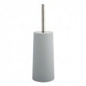 Toilet brush with PP & stainless steel holder Gray MSV