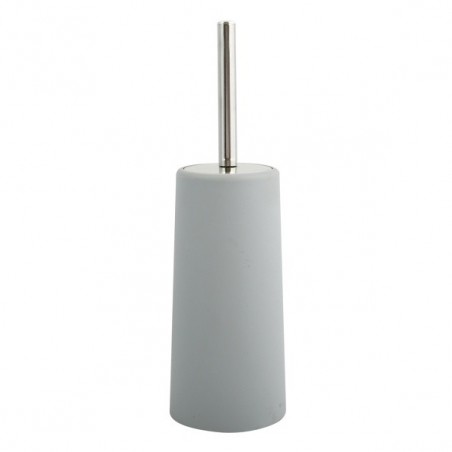 Scopino per WC con supporto e acciaio inossidabile Grigio MSV