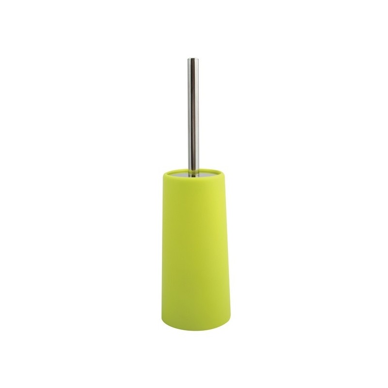 Toilet brush with PP & stainless steel holder Green MSV