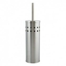 Scopino per WC con supporto in Acciaio Inox e Acciaio Satinato MSV