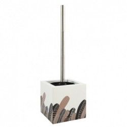 Scopino per WC con supporto in MDF e acciaio inox modelli PLUMAS VINTAGE MSV