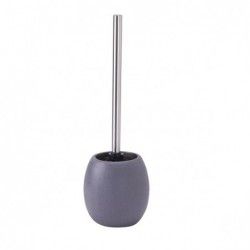 Brosse Wc avec support Céramique BALI Gris Aspect Pierre MSV