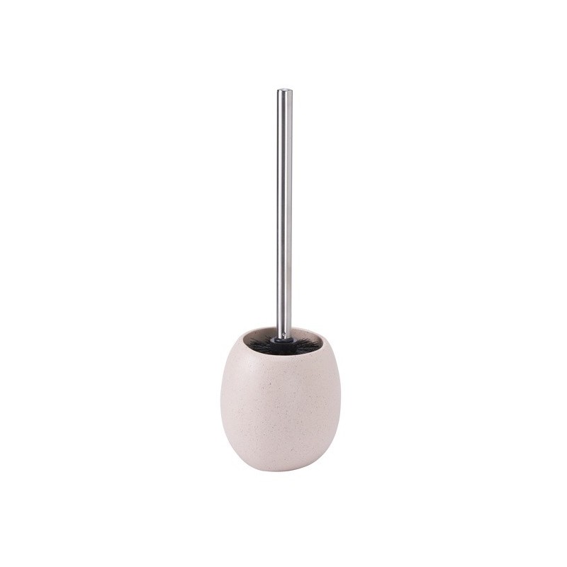 Toilet brush with ceramic holder MANALI Beige MSV