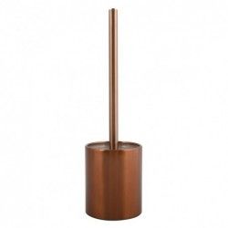Scopino per WC con supporto in acciaio inox finitura Rame MSV