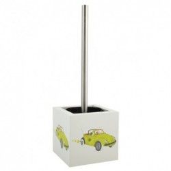 Scopino per WC con supporto in MDF e acciaio inox Square Cox 70' MSV