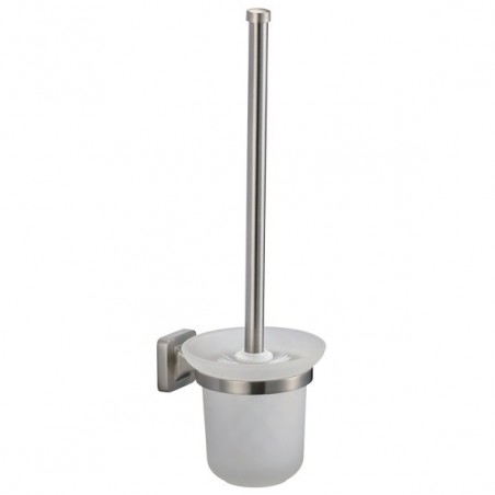 Scopino WC con supporto di fissaggio Zinco Cromo Parma MSV