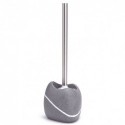 Brosse Wc avec support Polyrésine ZEN Gris MSV