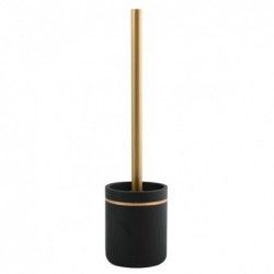 Spirella Toilettenbürste mit Halter Polyresin BLY Schwarz & Gold