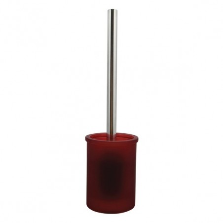 Escobillero con portavasos YOKO Misty Bordeaux Spirella