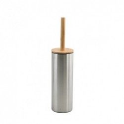 Spirella Toilet Brush with Holder Stainless Steel & Brushed ADONIS Bamboo