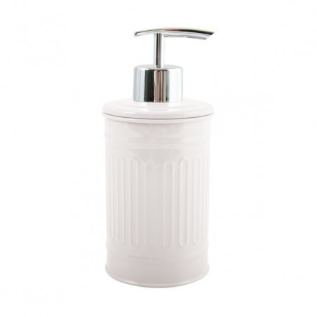 Distributore di sapone Acciaio HABANA Bianco MSV