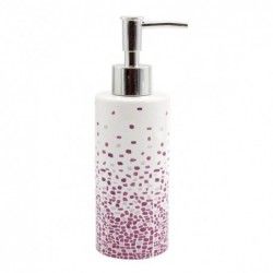 BREST Dispensador de Jabón Cerámico Fucsia MSV