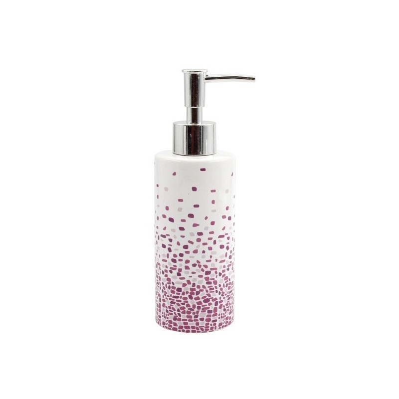 spirella Distributeur de savon Céramique BREST Fuschia MSV