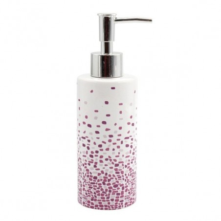 Soap dispenser BREST Ceramic Fuschia MSV