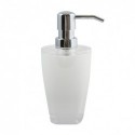 Soap dispenser acrylic TAHITI White MSV