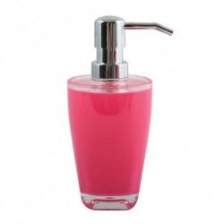 Soap dispenser acrylic TAHITI Pink MSV