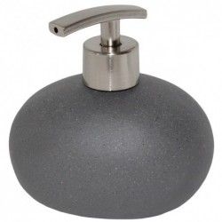 Dispensador de jabón Cerámica BALI Aspecto piedra gris MSV