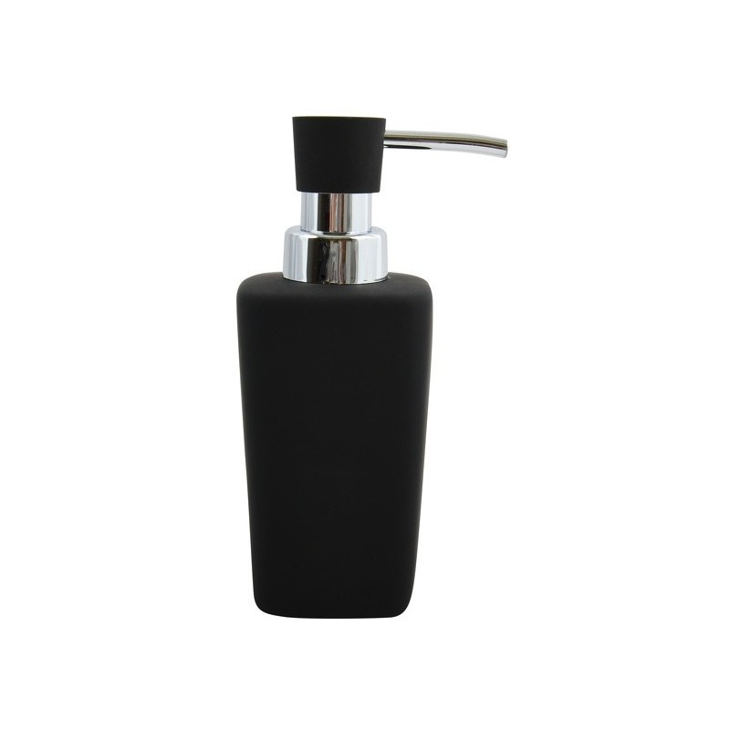 spirella Distributeur de savon Céramique HAITI Noir MSV