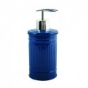Distributeur de savon Acier HABANA Bleu Foncé MSV