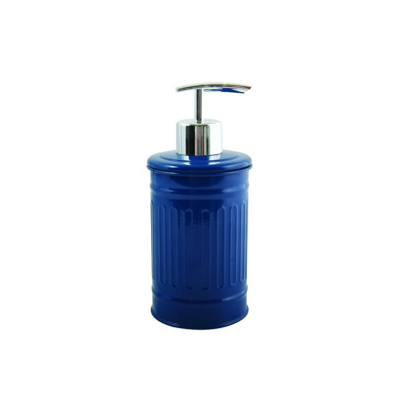 spirella Distributeur de savon Acier HABANA Bleu Foncé MSV