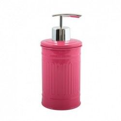 Dispensador de jabón Acero HABANA Fucsia MSV