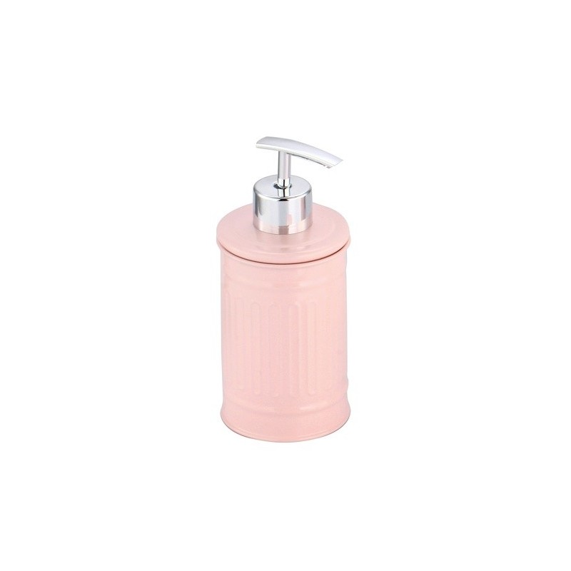 Soap dispenser HABANA Steel Pastel Pink MSV