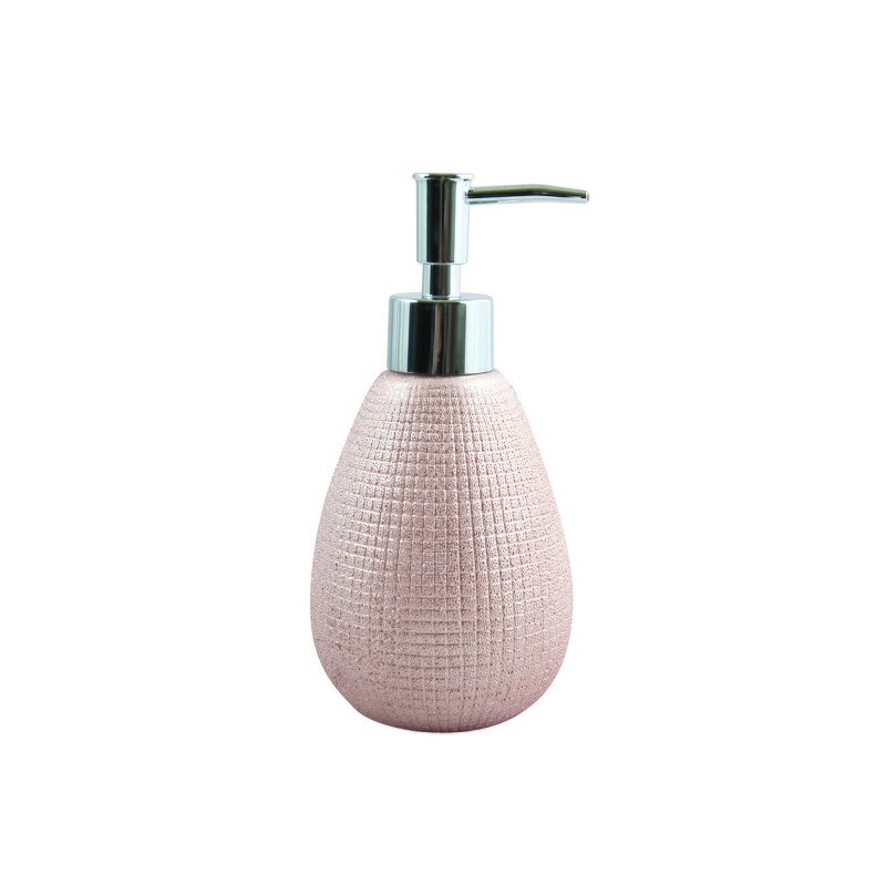 Soap dispenser Ceramic SHANGAI Pink MSV