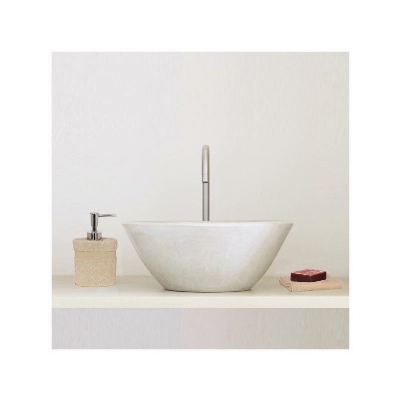 Soap dispenser Polyresin KIRIBATI Beige MSV