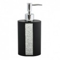 Dispenser Sapone Poliresina Nero LUANDA MSV