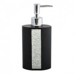 Dispenser Sapone Poliresina Nero LUANDA MSV