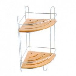 MSV Shower Shelf with suction cups Bamboo