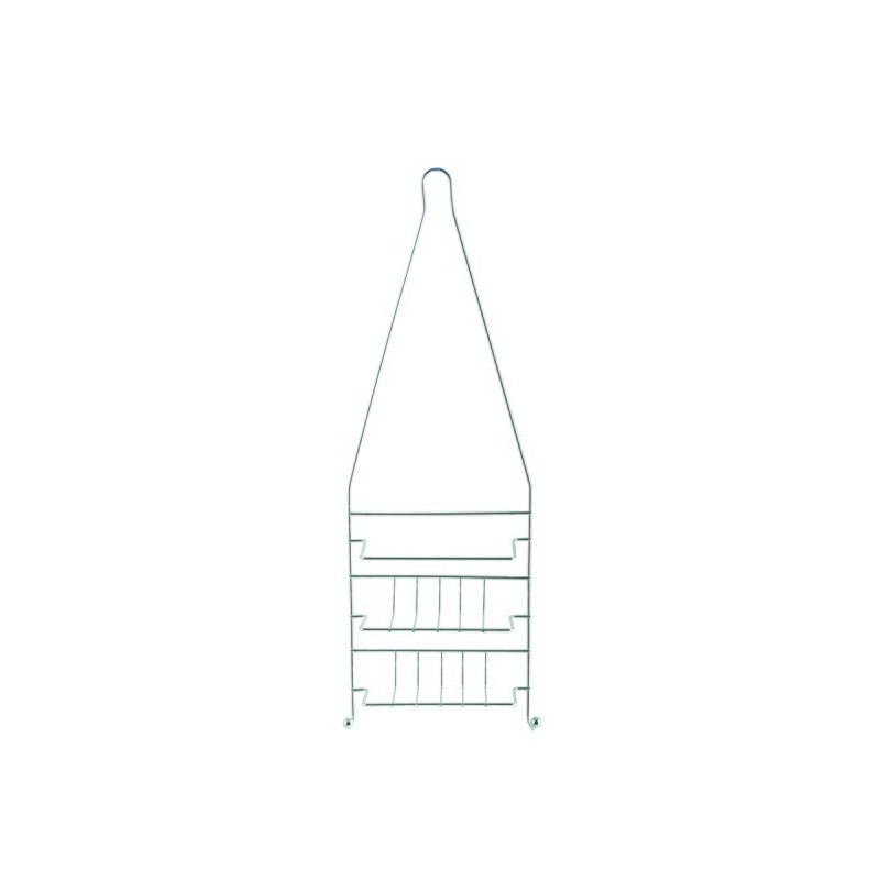 Carro de ducha escalonado cromado MSV