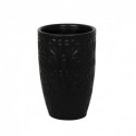 Ceramic tumbler VENISE Black MSV